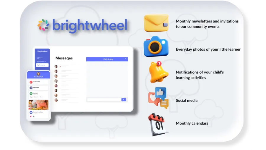 Stay connected with the Brightwheel app at First Chapter Academy
